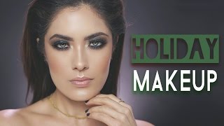 Emerald Green Holiday Makeup - ALL DRUGSTORE | Melissa Alatorre