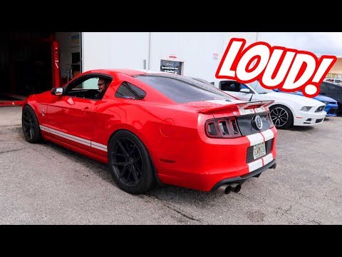 Shelby GT500 Gets Electric Cut Outs! EXTREMELY LOUD