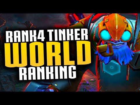 16 YRS 0LD LENS - RANK 4 TINKER PLAYER WORLD RANKING | DOTA 2 TINKER GAMEPLAY