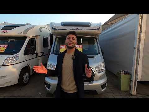 Camper Usato premium da gira gira Roller team zefiro 284 tl  con letti gemelli maxi garage