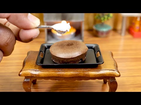 Miniature Chocolate Gateau I Mini real cooking cake