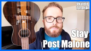 STAY - POST MALONE (Easy Ukulele Tutorial)