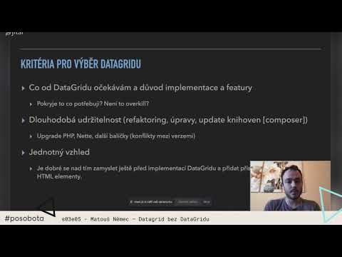 Matouš Němec datagrid bez DataGridu