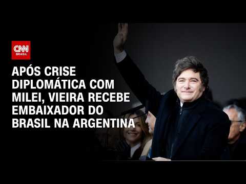 Crise com Milei: Embaixador do Brasil na Argentina é recebido por Mauro Vieira | HORA H