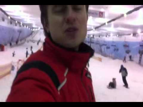 Прохор Шаляпин и София Тайх - Катание на лыжах. 29.10.2011 г