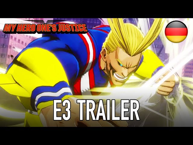 Video Teaser für My Hero One's Justice - PS4/XB1/PC/Switch - E3 trailer (Deutsch Trailer)