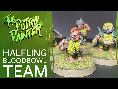 How to paint the Halfling Blood Bowl Team