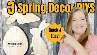 3 Spring Decor DIYs ~ New No Wrinkle Mode Podge Technique Spring Table Decor Ideas 2024