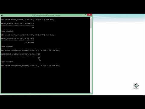 Oracle SQL Date Functions