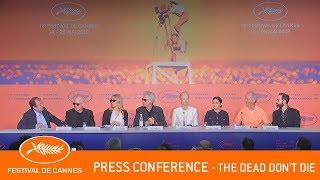 THE DEAD DON39T DIE  Press conference  Cannes 2  EV