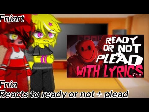 Fnia reacts to ready or not + plead | Fniart 