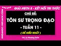 Giải sgk Hoạt động trải nghiệm lớp 5 Tuần 11 - trang 33, 34, 35