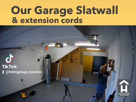 Time Lapse Video of Garage Storage and Garage Organization Installation in The Heights, Houston.