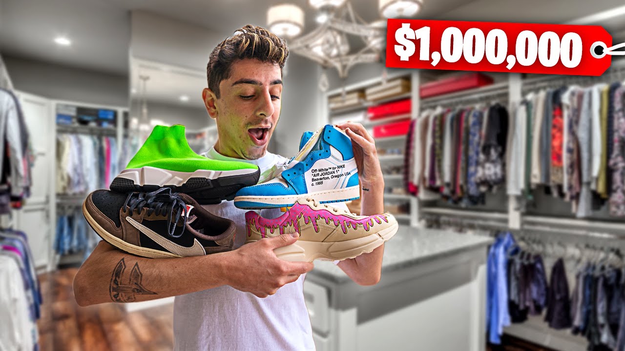 Inside FaZe Rug's Closet! **HUGE GIVEAWAY**
