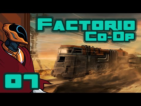 Let's Play Factorio Co-Op - PC Gameplay Part 7 - This Desert Just Ain't Big Enough For The Two Of Us