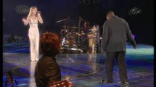 Celine Dion &amp; Barnev Valsaint - I&#39;m Your Angel (Live In Paris at the Stade de France 1999) HD 720p