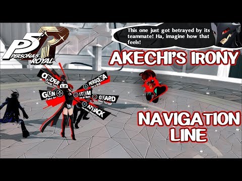 Akechi being ironic - Navigation Line - Persona 5 Royal