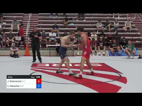 67 Kg Rr Rnd 1 - Job Greenwood, Wyoming Wrestling Reg Training Ctr Vs Cayden Henschel, Askren Wres