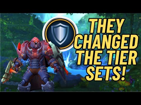WoW 10.2 Dragonflight I Tank Tier sets changes!