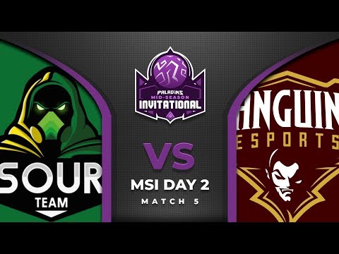 Paladins MSI 2019 - Day 2 - Match 5 - Sour Team vs Sanguine