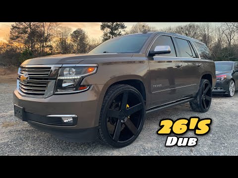 Mounting 26’s Dub Ballers On A 2015 Tahoe #dubwheels #chevy #tahoe