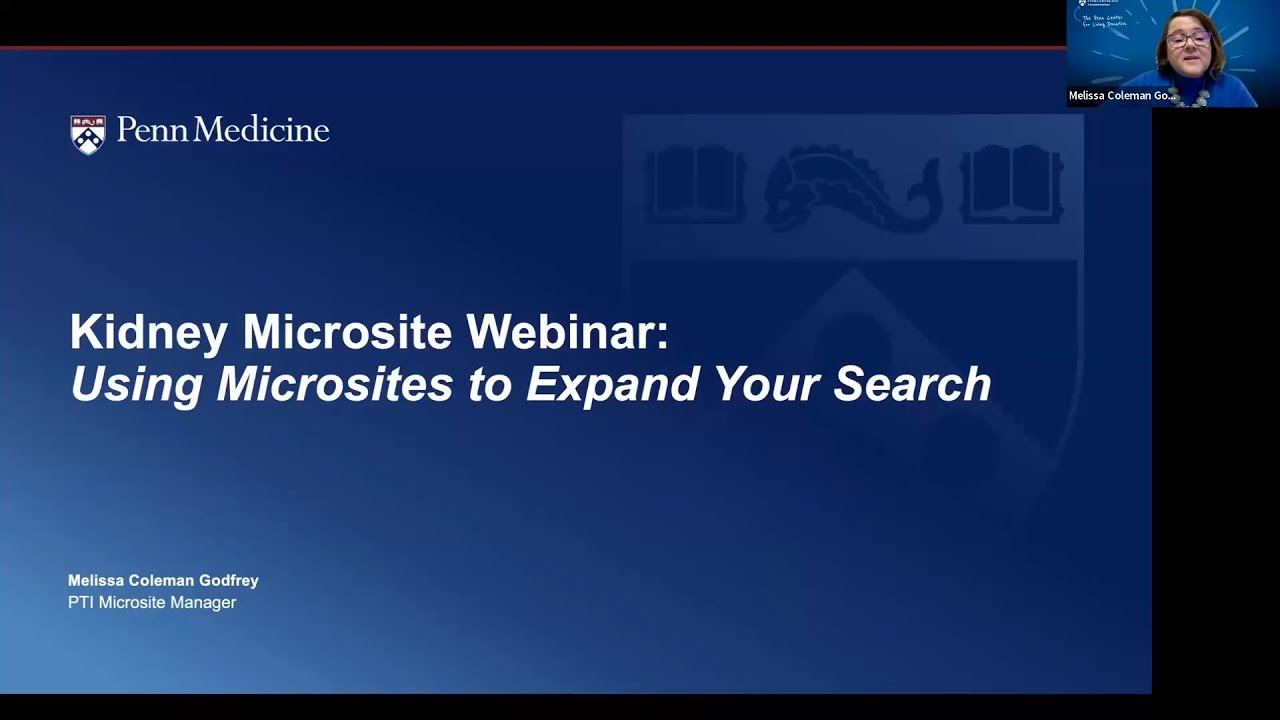 Watch video titled What Are Kidney Living Donor Microsites?
on YouTube