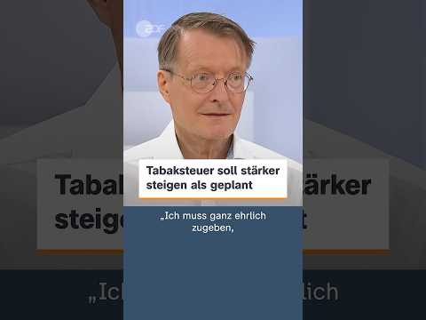 Video Thumbnail: Lauterbach: "Hätte die Tabaksteuer noch stärker erhöht" #shorts #lauterbach