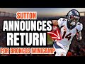 Courtland Sutton REVEALS If He will Attend Denver Broncos Mandatory Minicamp As He Seeks New Deal!