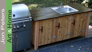How to Build an Outdoor Kitchen Cabinet