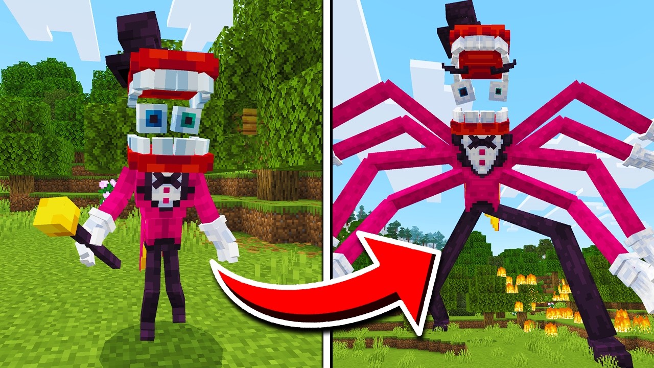 The Amazing Digital Circus MOD in Minecraft Pocket Edition