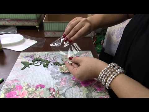 Mulher.com 13/12/2013 Marisa Magalhães - Caixa com decoupage Parte 2/2