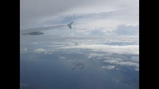 Vietnam Airlines Airbus A320 - Da Nang to Nha Trang. Beautiful Vietnam Coastline