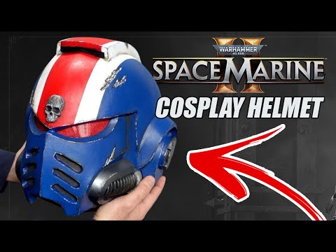 I made my own Space Marine Helmet - Warhammer 40K