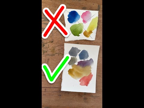 Are you making this mistake?? 🎨 #watercolor #shorts