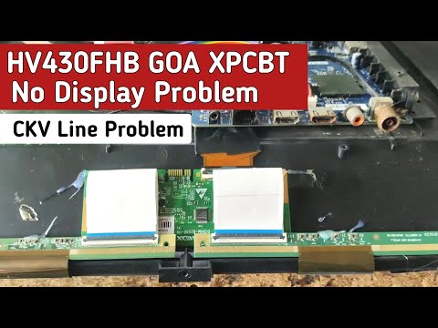Hv430FHB Goa XPCBT No Display Problem CKV Line Problem 