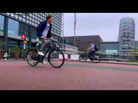 Hyperlapses in Utrecht on Monday morning with DJI mini 3 pro