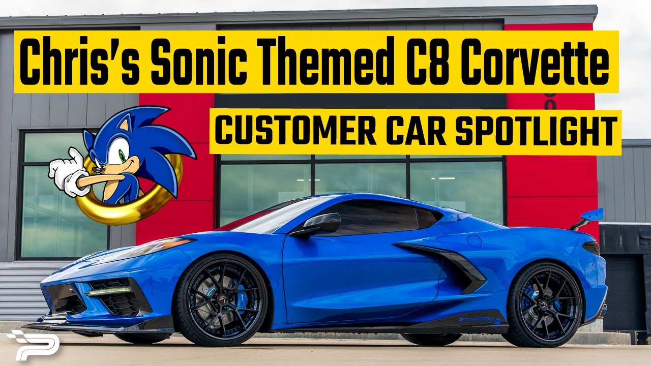 Chris's Sonic Themed C8 Stingray