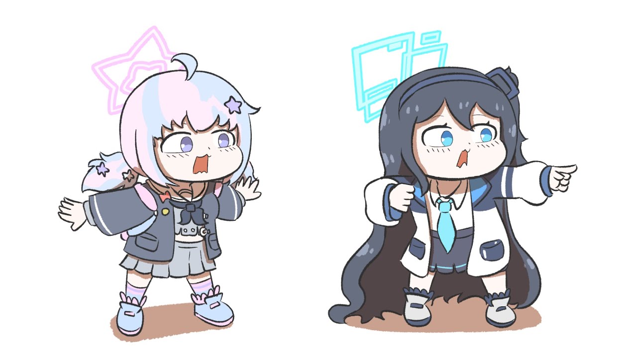 【ブルアカ】会話【手描き/Blue Archive】