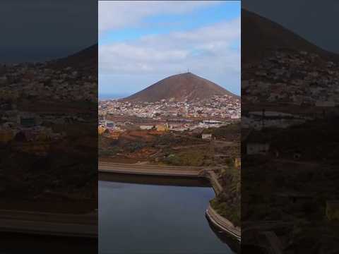 Presa Las Garzas Santa María de Guía,  y La Montaña de Gáldar, Pico La Atalaya o Montaña de Ajódar