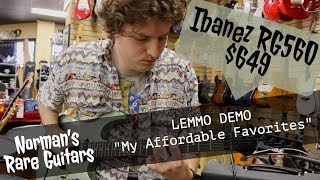 Video thumbnail for LEMMO DEMO: Ibanez RG560 for $649 | "My Affordable Favorites" by Normans Rare Guitars