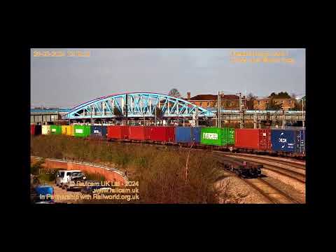 DB Schenker 66028 Peterborough Railcam