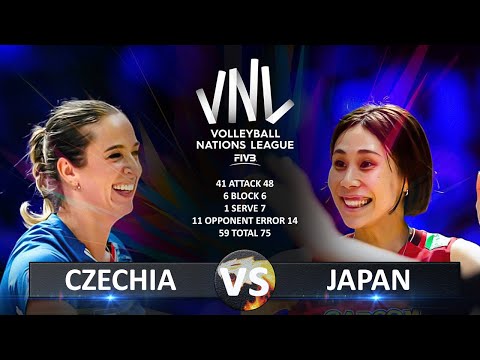 Czechia vs Japan | Women's VNL 2025