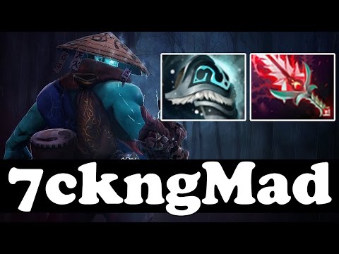 7ckngMad Plays Storm Spirit WITH SHIVA'S AND BLOODTORN - Dota 2
