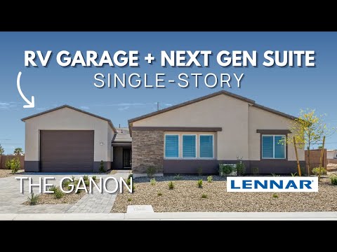 Single Story w/ RV Garage + Next-Gen Suite! 6 Beds! | The Ganon Next-Gen at Montgomery by Lennar