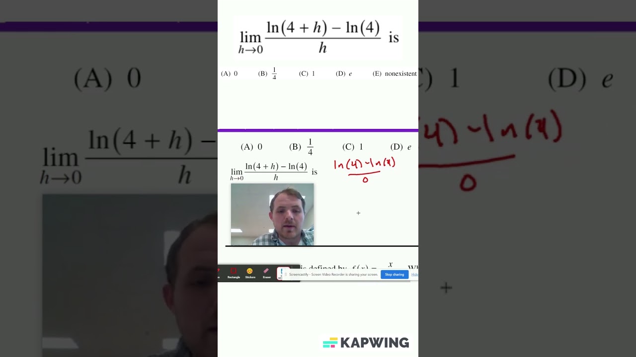 AP Calculus Multiple Choice Review #shorts #limits #lhopital  #derivative #apcalculus