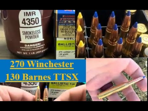 270 Winchester: Barnes Bullets PT-1