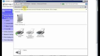 Install of Konica PCL Bizhub Driver for Windows