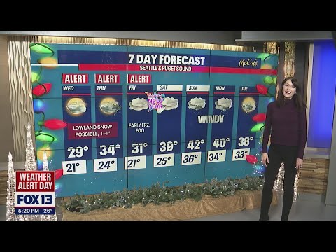 Temperatures slowly but surely warming up into the weekend! | FOX 13 Seattle