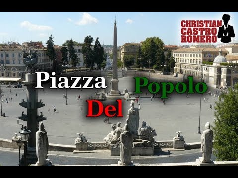 Piazza del Popolo Roma Italia