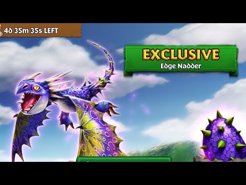 Edge Nadder Max Level 150 Titan Mode - Exclusive Deadly Nadder - Dragons:Rise of Berk